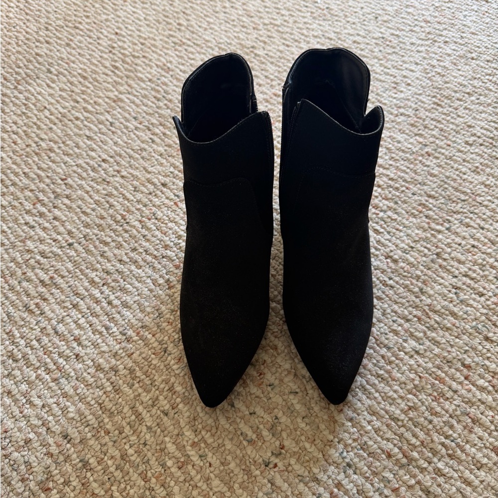 London Fog Elegant Black Ankle Boots